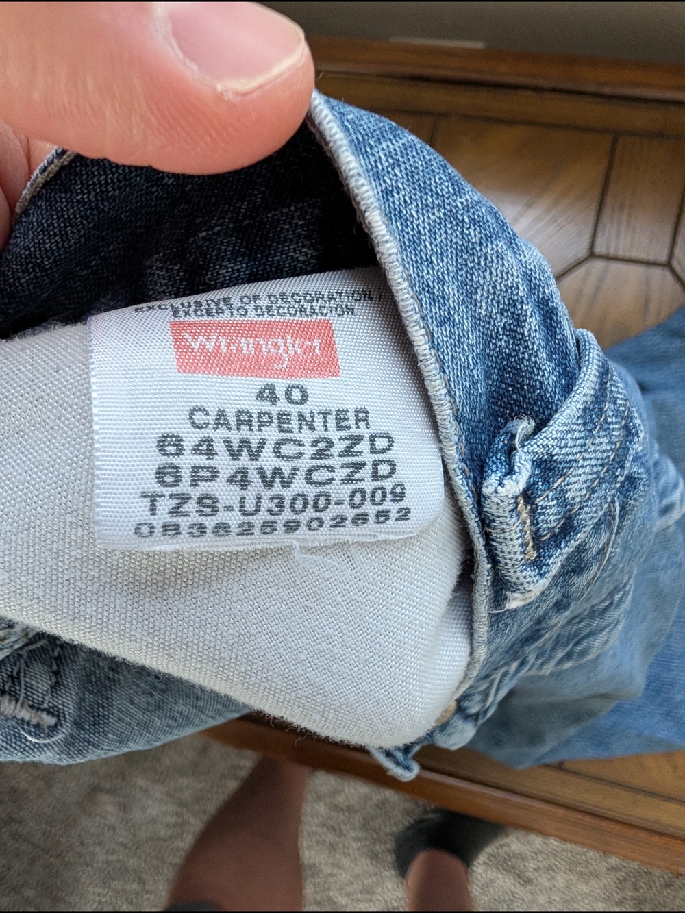 Wrangler Light Blue Denim Jean Shorts - Picture 3 of 3